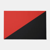 anarchie vlag symbool punk communisme socialisme r deurmat (Voorkant)