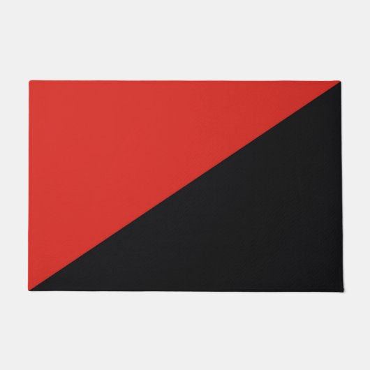 anarchie vlag symbool punk communisme socialisme r deurmat (Voorkant)