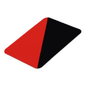 anarchie vlag symbool punk communisme socialisme r magneet (Linkerzijde)
