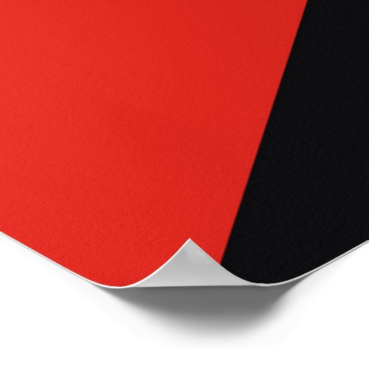 anarchie vlag symbool punk communisme socialisme r poster (Hoek)