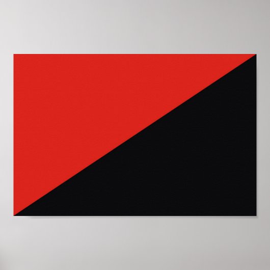 anarchie vlag symbool punk communisme socialisme r poster (Voorkant)