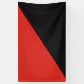 anarchie vlag symbool punk communisme socialisme r spandoek (Verticaal)