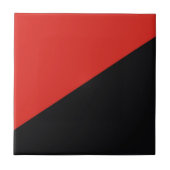 anarchie vlag symbool punk communisme socialisme r tegeltje (Voorkant)