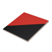 anarchie vlag symbool punk communisme socialisme r tegeltje (Zijkant)