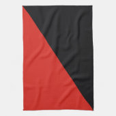 anarchie vlag symbool punk communisme socialisme r theedoek (Verticaal)