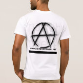 Anarchie voor President 2008 T-shirt (Achterkant)
