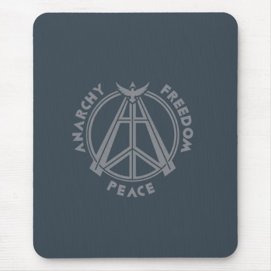 Anarchie, vrijheid en vrede: het symbool van de mo muismat (Voorkant)