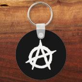 Anarchie - Zwart Wit - Emo - Sleutelhanger (Achterkant)