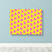 anarchiepatroon canvas afdruk (Insitu (Houten vloer))