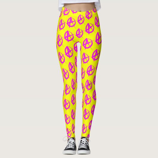 anarchiepatroon leggings (Voorkant)