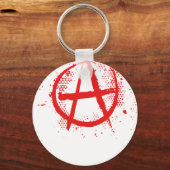 anarchiesymbool 2 sleutelhanger (Voorkant)