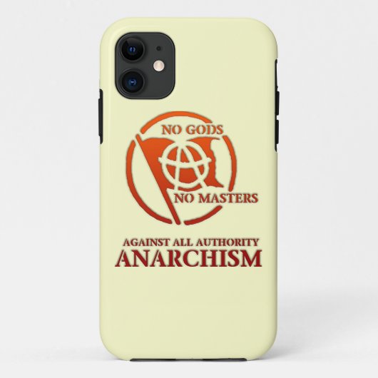 ANARCHISME Case-Mate iPhone CASE (Achterkant)