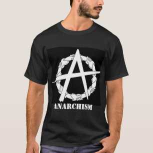 anarchisme cirkel-hand-hand-T-shirt T-shirt