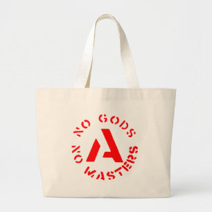 Anarchisme - Geen goden, geen meesters Grote Tote Bag