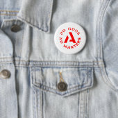Anarchisme - Geen goden, geen meesters Ronde Button 5,7 Cm (In situ)