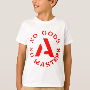 Anarchisme - Geen goden, geen meesters T-shirt
