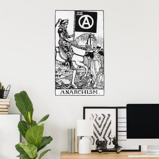 Anarchisme-gotisch poster (Thuiskantoor)