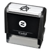 Anarchisme Symbool Zelfinkt Rubber Stamp Zelfinktende Stempel (Product)