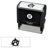 Anarchisme Symbool Zelfinkt Rubber Stamp Zelfinktende Stempel (In situ)