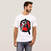 Anarchisme (wit shirt) t-shirt (Voorkant volledig)