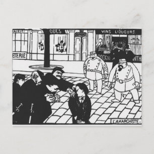 Anarchist, 1892 briefkaart