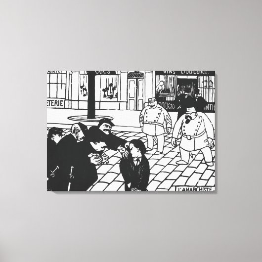 Anarchist, 1892 canvas afdruk (Voorkant)