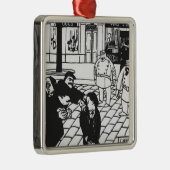 Anarchist, 1892 metalen ornament (Rechts)