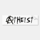 ANARCHIST ATHEIST BUMPERSTICKER (Voorkant)