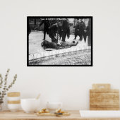 Anarchist Bomb-slachtoffers in New York City 1908 Poster (Keuken)