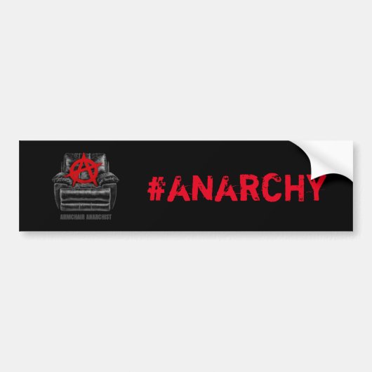anarchist bumpersticker (Voorkant)