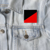 Anarchist, Colombiaans politiek Vierkante Button 5,1 Cm (In situ)