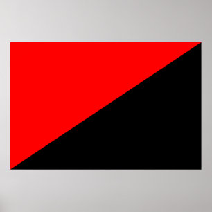 Anarchist, Colombiaanse politieke vlag Poster