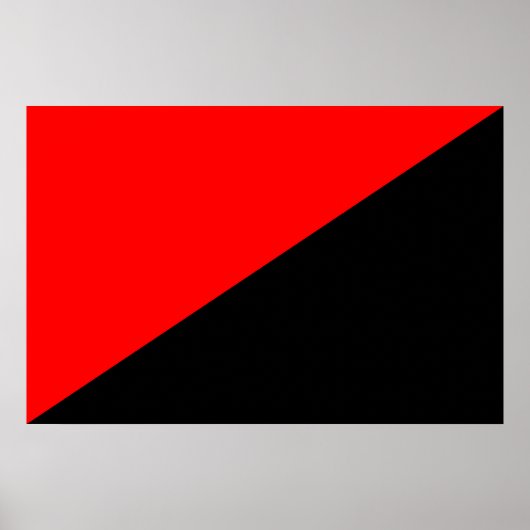 Anarchist, Colombiaanse politieke vlag Poster (Voorkant)