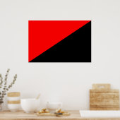 Anarchist, Colombiaanse politieke vlag Poster (Keuken)