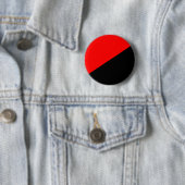 Anarchist, Colombiaanse politieke vlag Ronde Button 5,7 Cm (In situ)