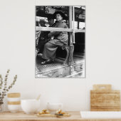 Anarchist Emma Goldman op straat Poster (Keuken)