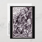 Anarchist in het groot door Brian Benson Briefkaart (Voorkant / Achterkant)