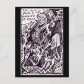 Anarchist in het groot door Brian Benson Briefkaart (Voorkant)