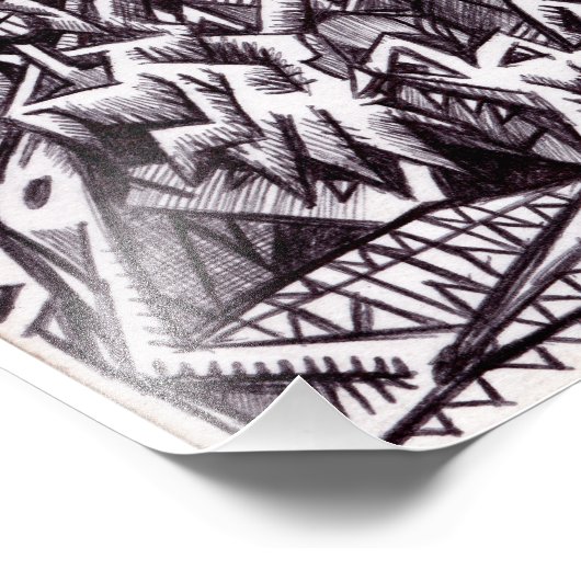 Anarchist in het groot foto afdruk (Hoek)