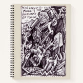 Anarchist in het groot notitieboek (Voorkant)