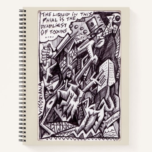 Anarchist in het groot notitieboek (Voorkant)