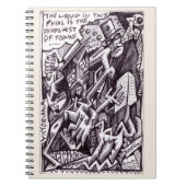 Anarchist in het groot notitieboek (Voorkant)