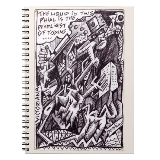 Anarchist in het groot notitieboek (Voorkant)