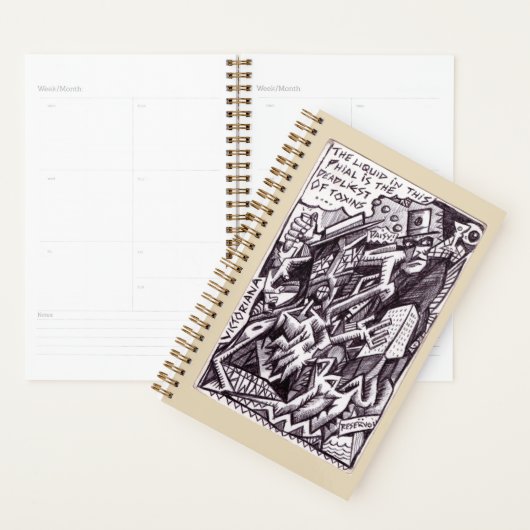 Anarchist in het groot planner (Display)