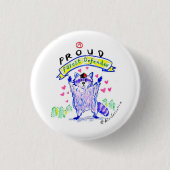 Anarchist Raccoon Forest Defender Button (Voorkant)