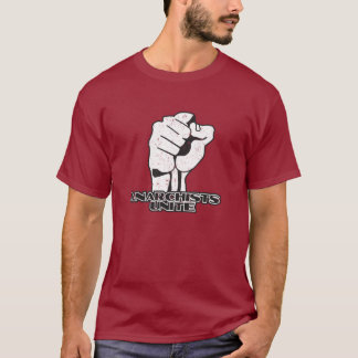 Anarchisten verenigen t-shirt