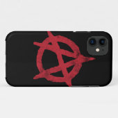 Anarchistenkring A Case-Mate iPhone Case (Achterkant (horizontaal))