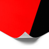 Anarchistisch Poster van de vlag (anarchisme) (Hoek)