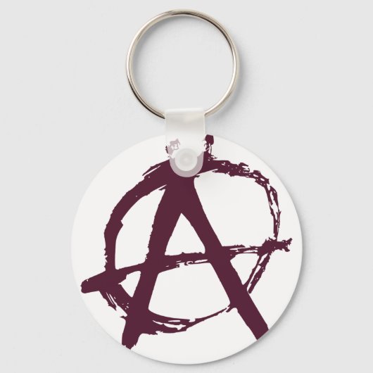 anarchistisch symbool sleutelhanger (Voorkant)