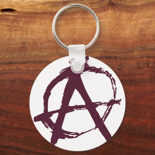 anarchistisch symbool sleutelhanger (Voorkant)